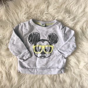 Grey Mickey Mouse Sweatshirt